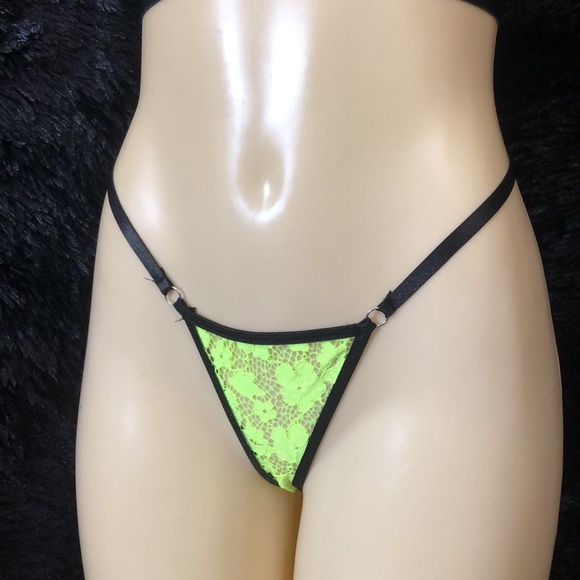 Like Green & Black Lace 2pc Bralette Set - Picture 3 of 10